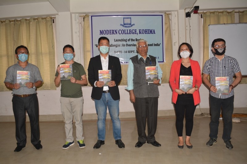 Modern College, Kohima launched an edited book ‘General Challenges: An Overview of Northeast India.’ The book was released by Dr HP Singh, Principal, Modern College on September 16. 